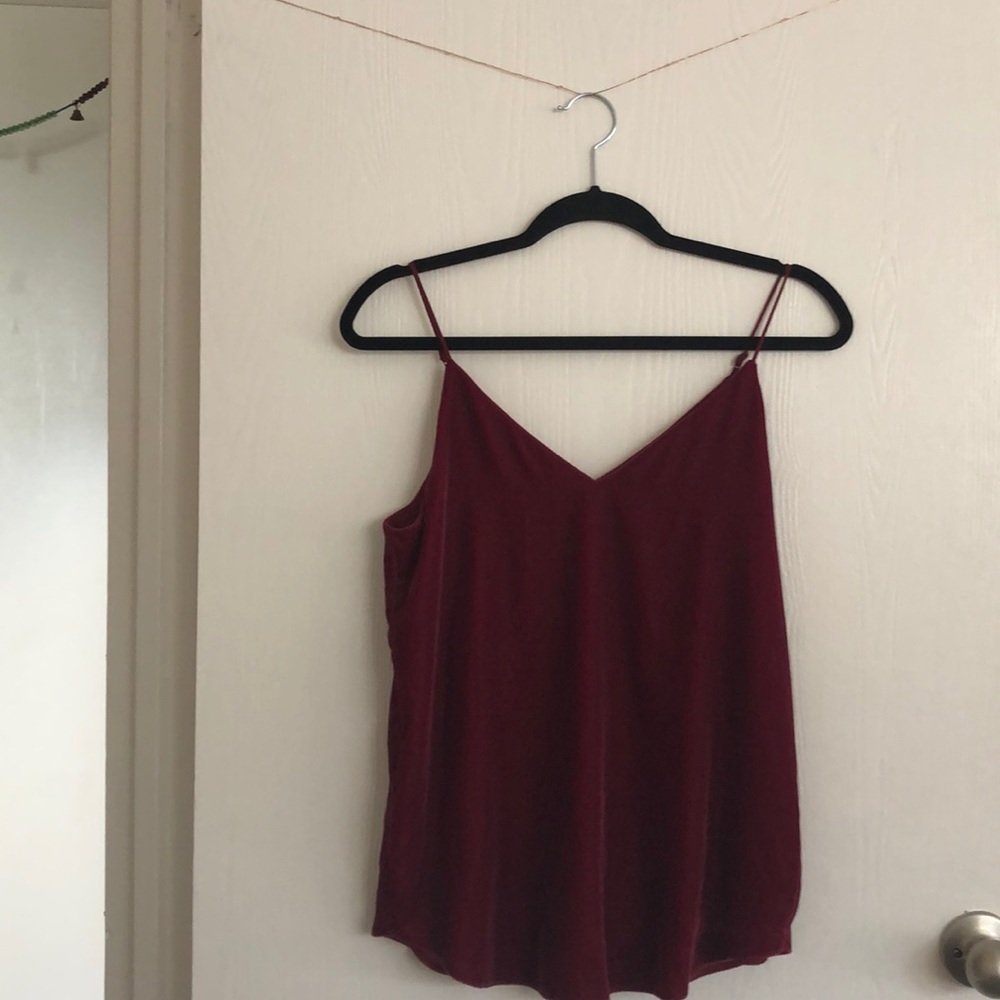 Velvet Spaghetti Strap